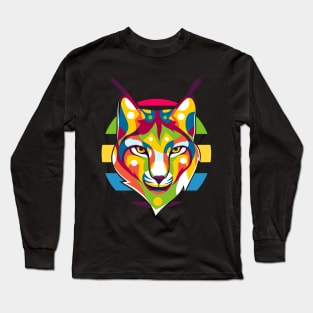 Lynx Portrait Long Sleeve T-Shirt